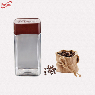 Manufacturer PET Clear Empty Plastic Jar With Plastic Lids