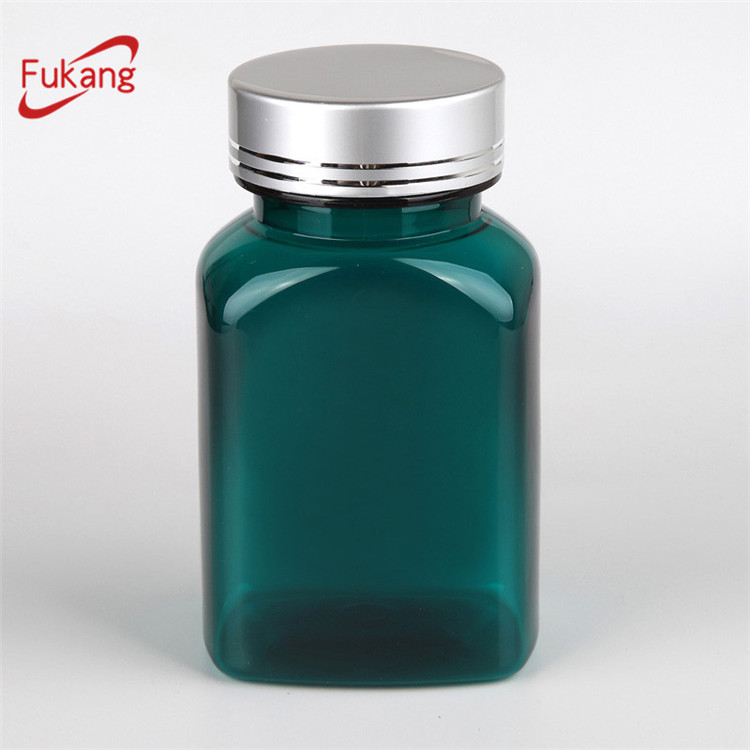 100ml square health product plastic bottle