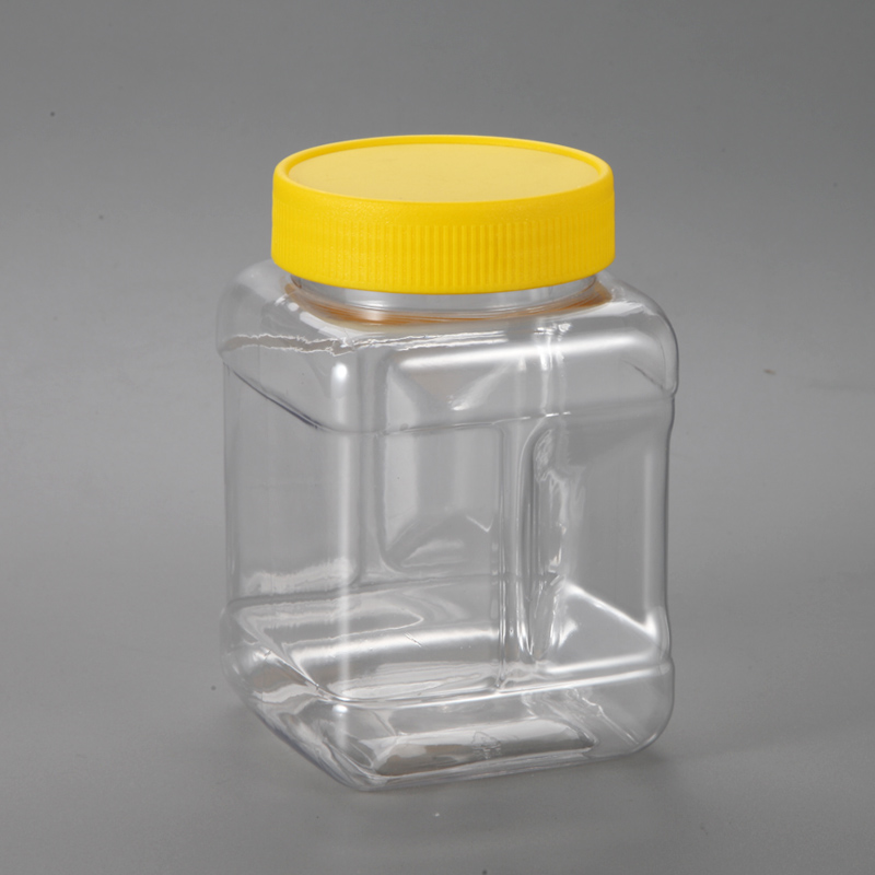 food storage dessert honey 500g honey squeeze bottle,plastic grip jar with normal cap and sift cap