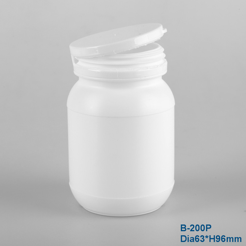 300ml circular food grade health product plastic bottle