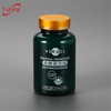Pharmaceutical 300cc clear pet plastic capsule bottle with childproof cap