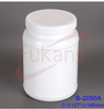 500ml wide mouth circular protein powder food plastic bottle