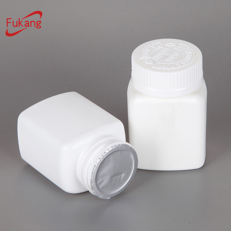  90ml pharmaceutical HDPE plastic empty pill bottles
