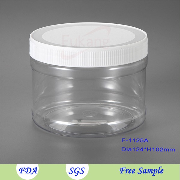 China Factory Large Display Plastic Candy Jars and Containers