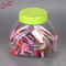 Custom shape 300ml PET small candy jar plastic container