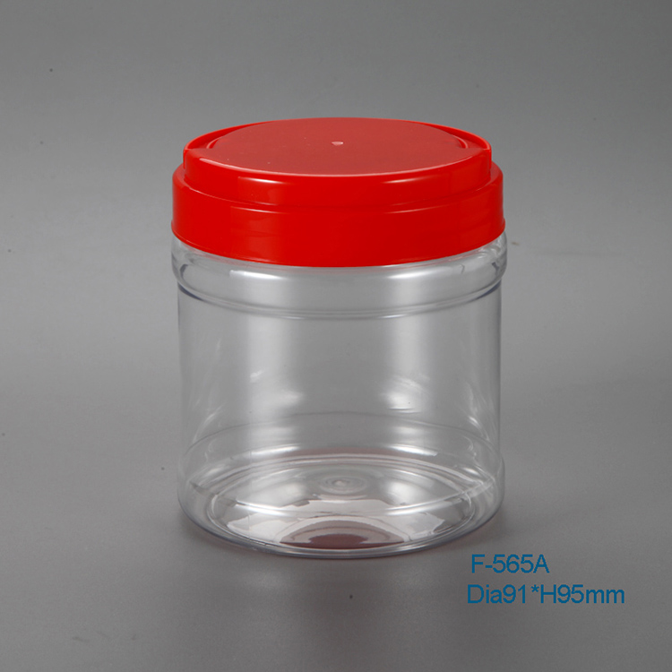 500ml circular food grade plastic bottle