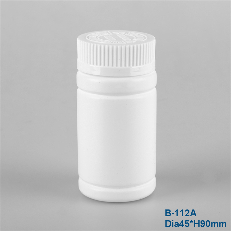 112ml circular health product plastic bottle