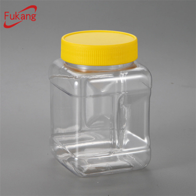 500gram/500ml Square PET Spice Bottle and Container for Salt