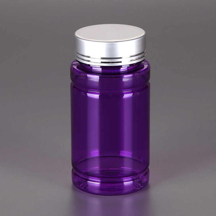 Plastic pill bottles 120ml PET pharmaceutical capsule pill bottle with seal cap medicine vitamin bottles