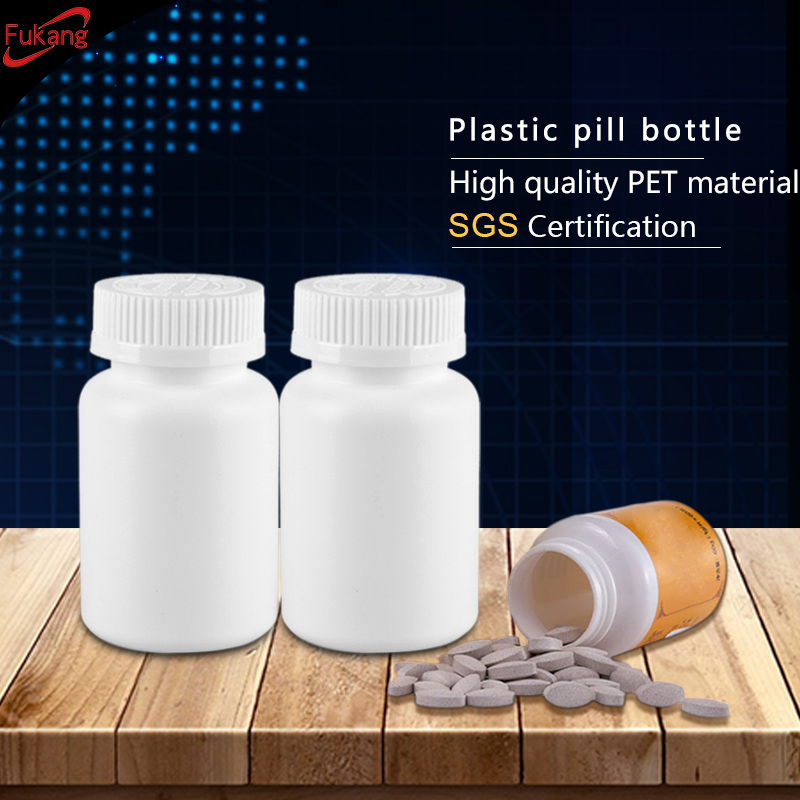 190ml square health product plastic bottle