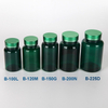 Round PET Plastic Medicine Capsules Bottle For Sport Supplement