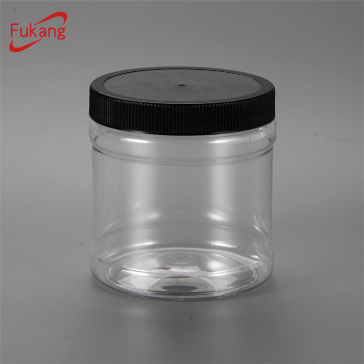 Wholesale Empty Jar 500ml,PET Bottles 500ml With Screw Cap,16 oz Clear Plastic Bottles