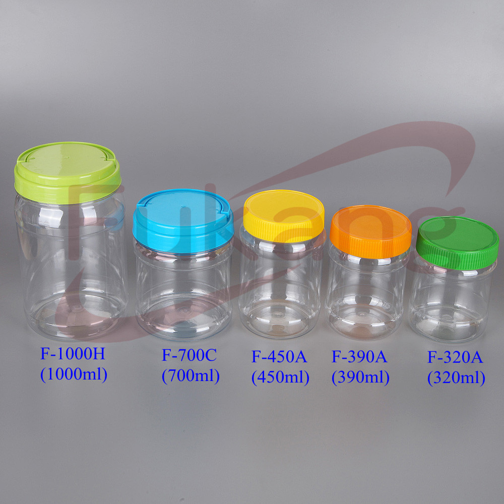275ml circular food plastic bottle