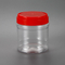 565ml Transparent Round plastic Jar Set With Screw Top Lid
