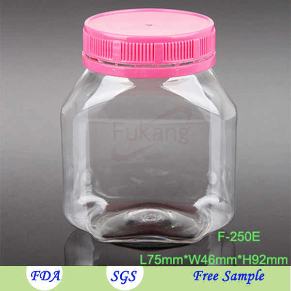 Free Samples Food Grade 150ml Plastic Honey Jar And PET Candy Container