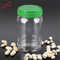 1 liter Wide Mouth PET Cookies Container,Cylinder And Round Clear Plastic Jar For Food