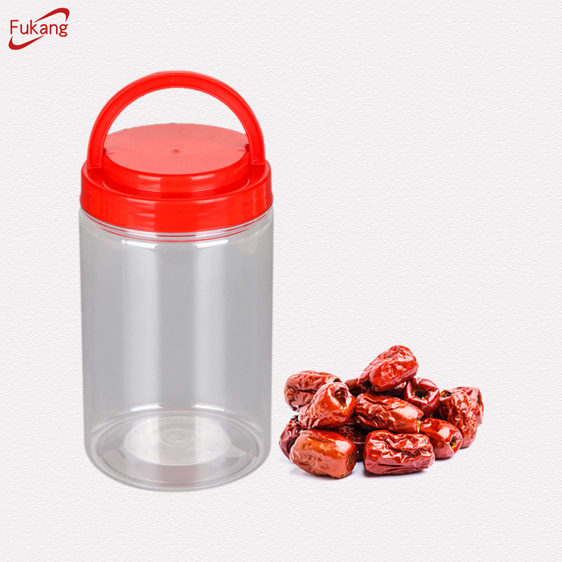 1000ml round bee honey bottles ,wide mouth pet bee honey ,clear bee honey plastic 1L PET bottle
