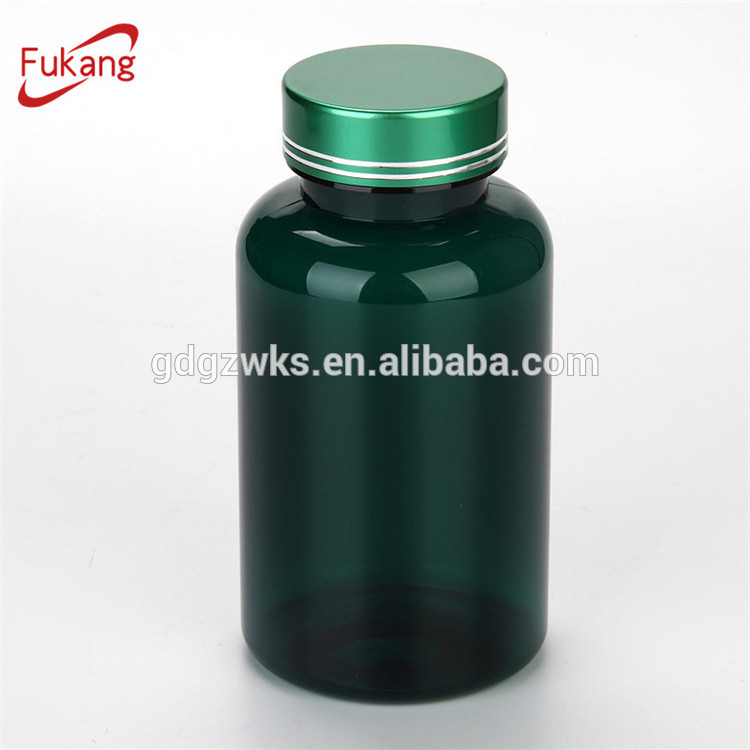 250ml Vitamin Capsule Packaging Container, PET Plastic Bottles for Pharmacy