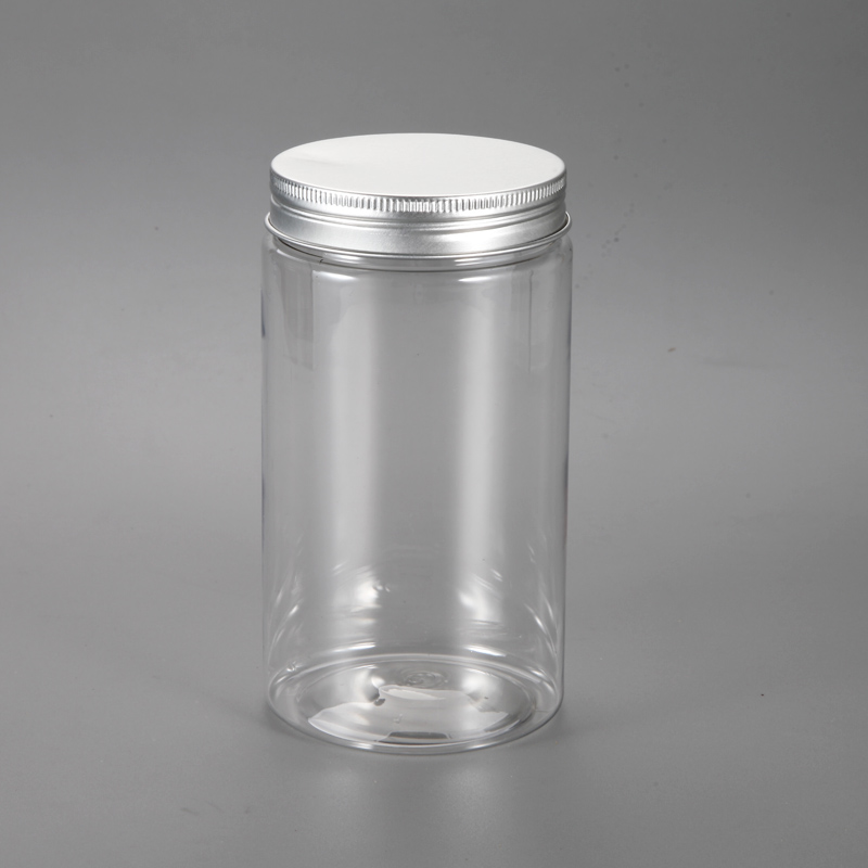 550ml clear plastic jar ODM/OEM eco-friendly food jar pet storage jar