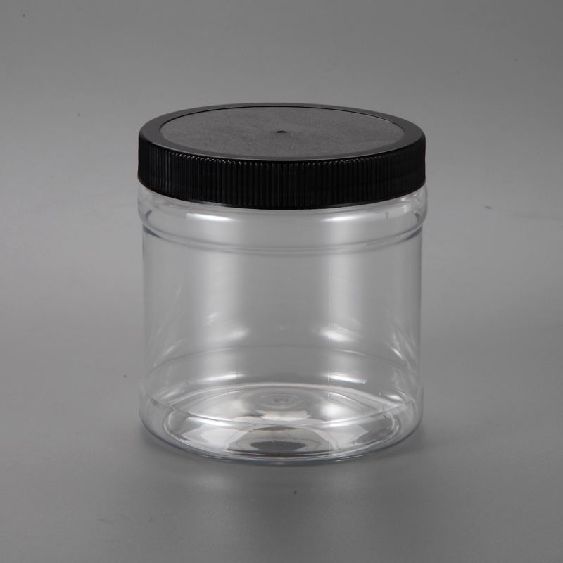 565ml Screw Cap Round Plastic Honey Jar For Food