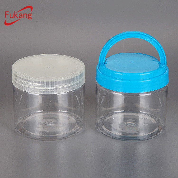 Wholesale empty gift bottles clear plastic PET jars