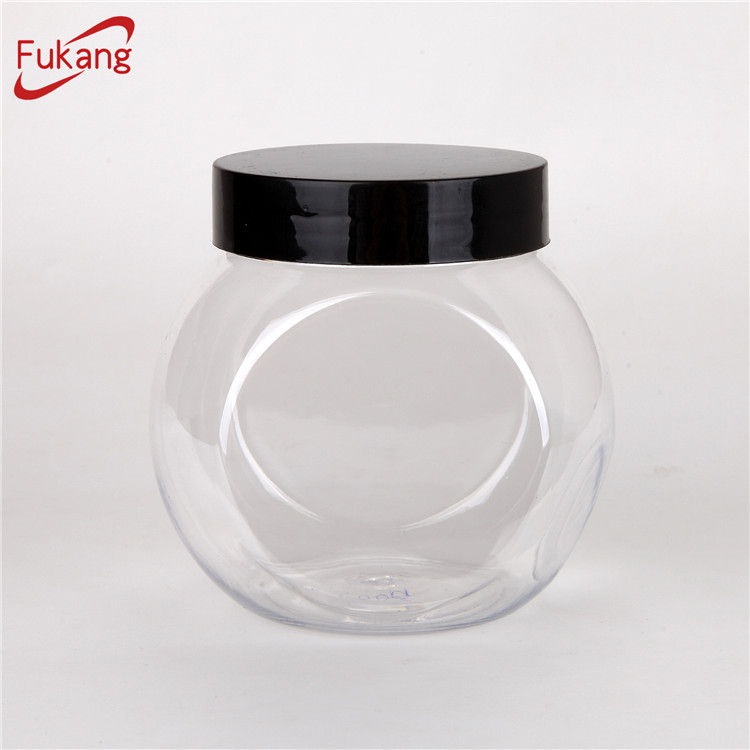 500ml spherical food plastic bottle