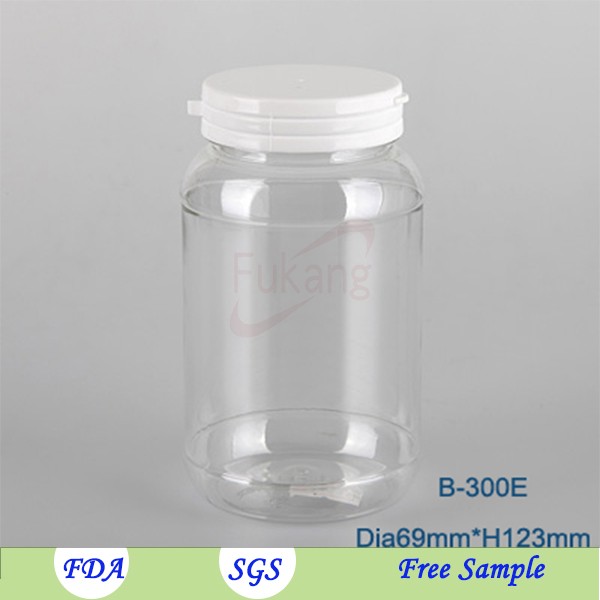 750ml circular food grade pharmaceutical plastic bottle