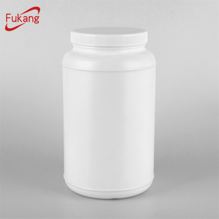 3000ml circular protein powder food plastic bottle