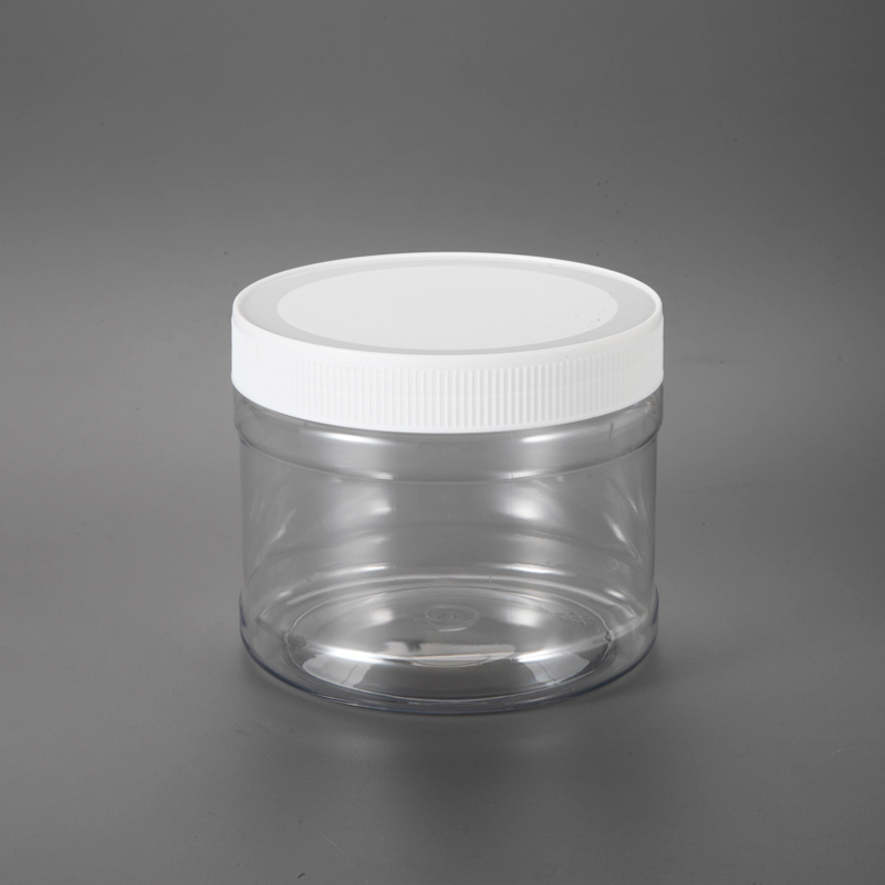 1125ml PET lollipop jar,clear cylindrical shape plastic jar/container