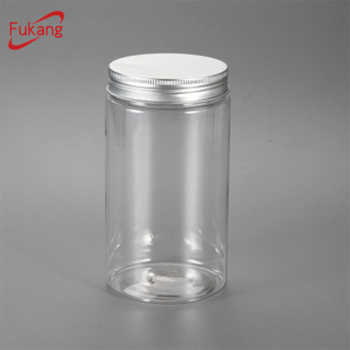 Transparent 550ml PET Bottle Plastic Jar