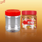 Wholesa 320ml clear plastic jars food grade for candy PET storage jars