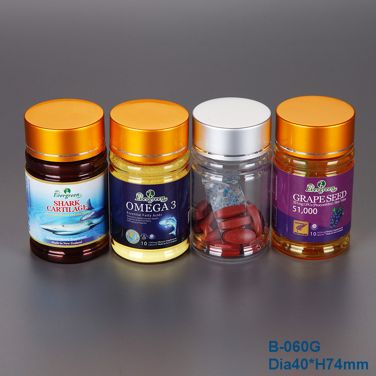 PET Capsules Pharmaceutical Plastic Bottle Pharmacy Plastic Vial Pill Bottle