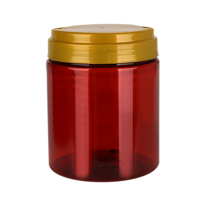 650ml Plastic Transparent Powder Food Supplement Jar