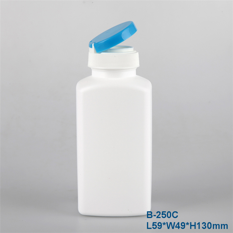 250ml pill health product plastic bottle