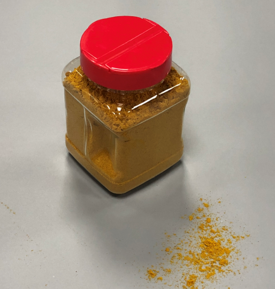 500ml PET Plastic spice bottle salt pepper powder packing with flip cap