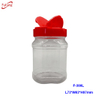 4oz Plastic Spice Powder Container for PET Plastic Seasoning Shaker Bottle Transparent PET chilli Powder Jar