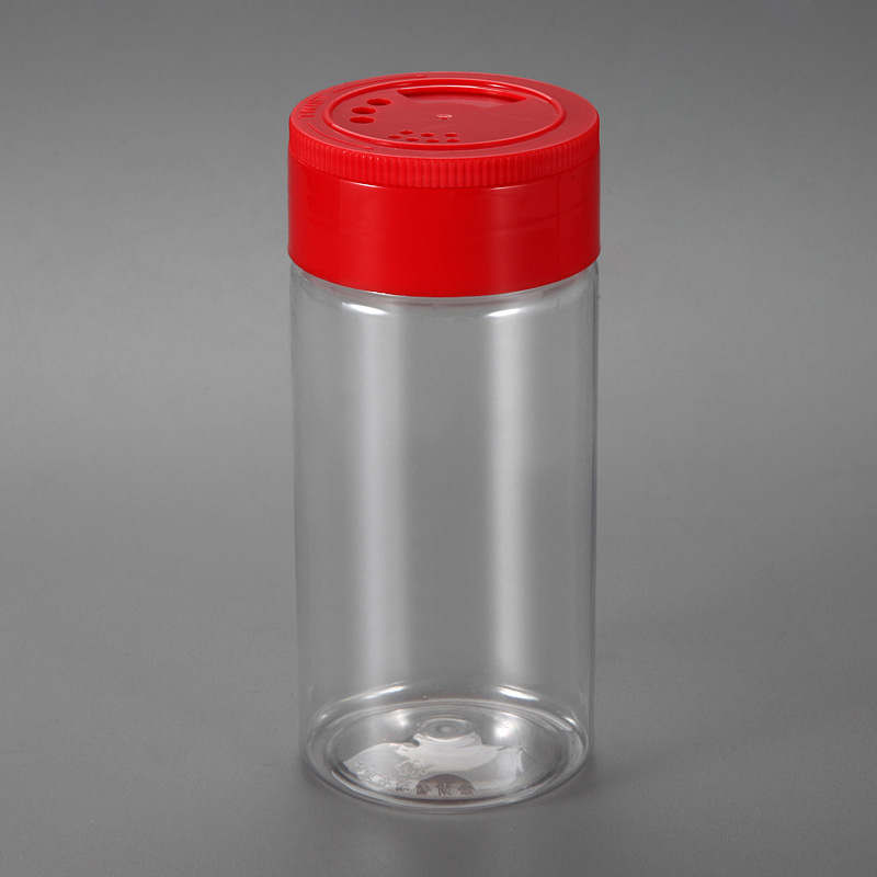 Food Grade Seasonsing Plastic Shaker Bottle Plastic Pepper Container With Flip Cap