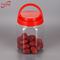 Hexagonal 850ml Clear Plastic Packaging Bottles PET Food Jar