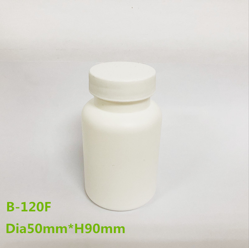 Custom 120ML HDPE Plastic White Medicine Bottle