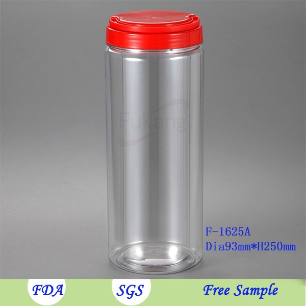 China Factory Large Display Plastic Candy Jars and Containers