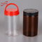 1 liter PET plastic bottle food grade with handle cap for candy