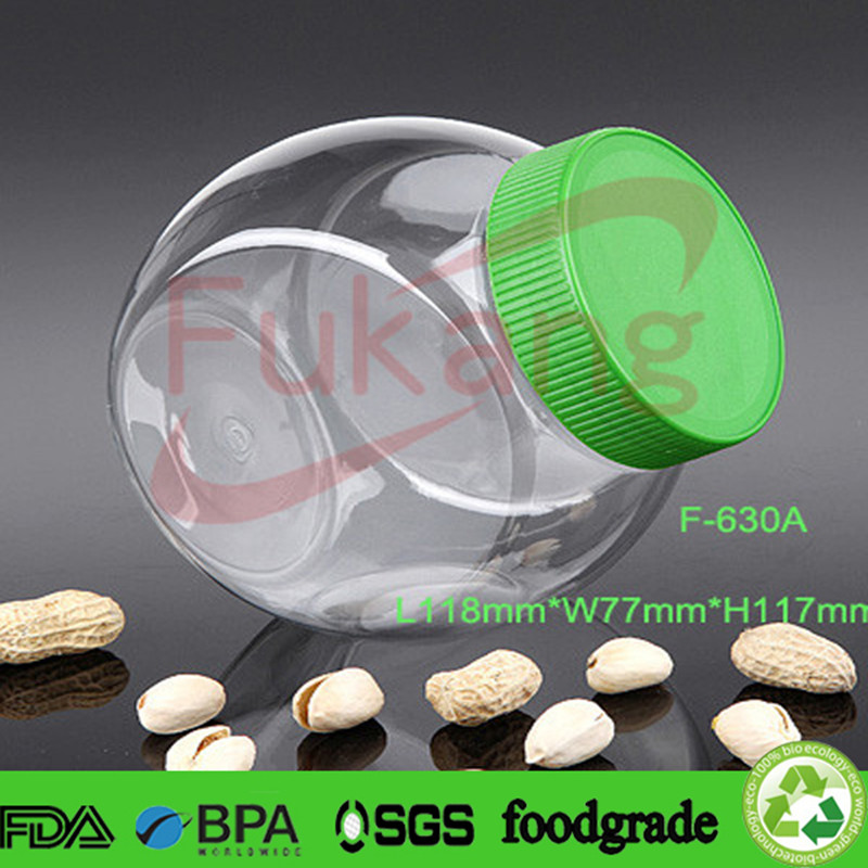 500ml spherical food grade plastic bottle
