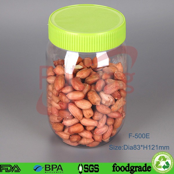 550ml circular food grade plastic bottle