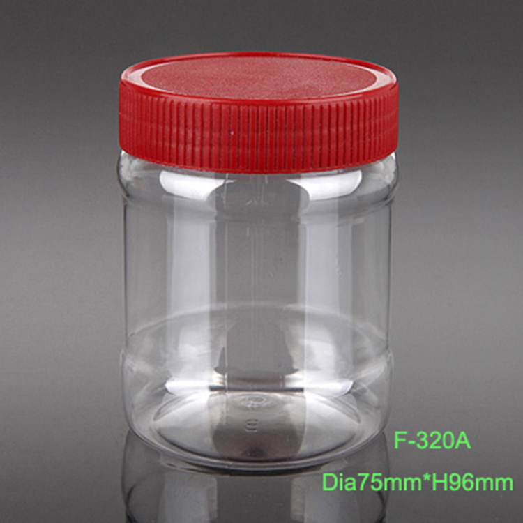 300ml Straight Sided Transparent Airtight Food Packaging Containers and Jars