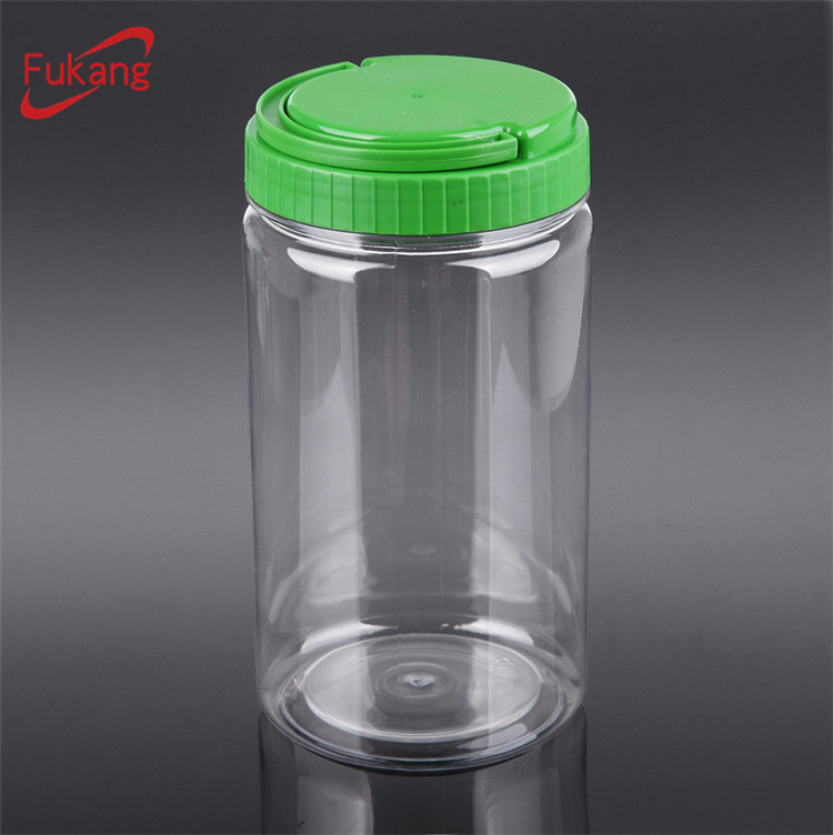 500g Honey plastic storage packaging jar/plastic jar with aluminum cap