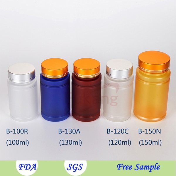 Plastic Empty PET Capsule Bottle Medicine Supplement Bottle