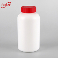 500ml circular pill health product plastic bottle
