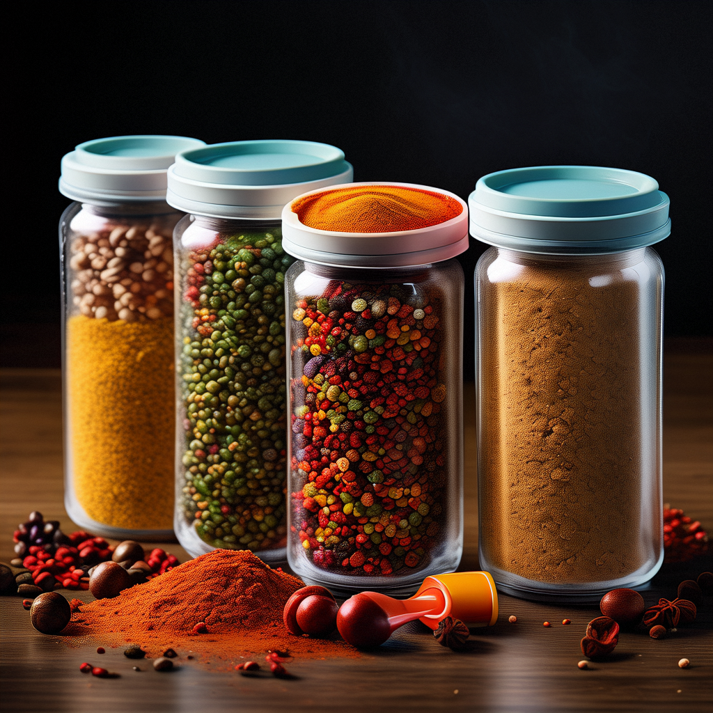 plastic spice containers