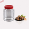 1200ml clear PET plastic cookies packaging jar with screw cap