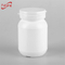 300ml HDPE white small plastic round capsules and pill bottle for powder, empty plastic medicine bottle